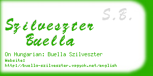 szilveszter buella business card